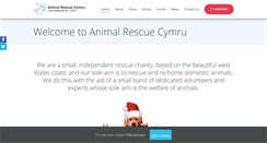 Desktop Screenshot of animalrescuecymru.co.uk